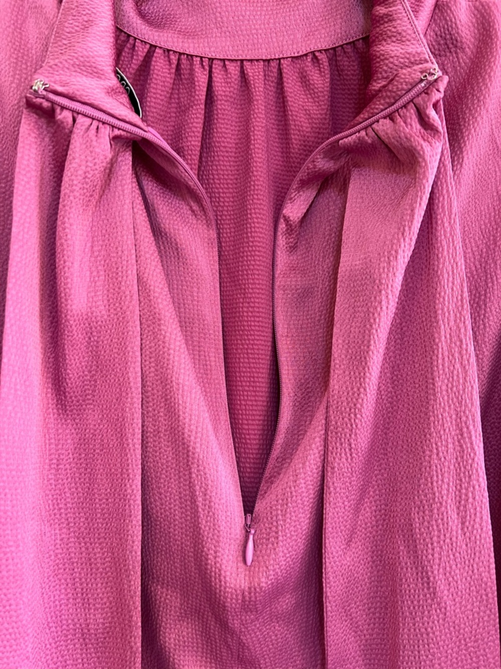 Crosby by Mollie Burch NWT Josephine Bow Long Sleeve Blouse, Camelia Pink, sz S - Picture 6 of 15